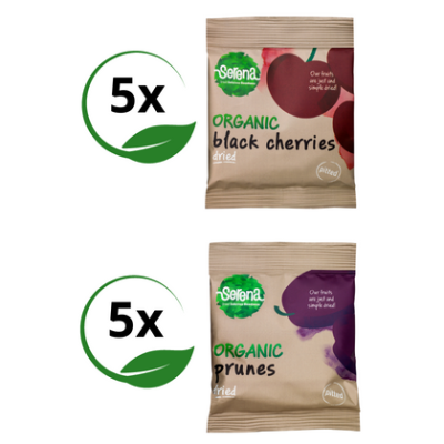 5 + 5 BIO Black  and Cherries BIO Plums